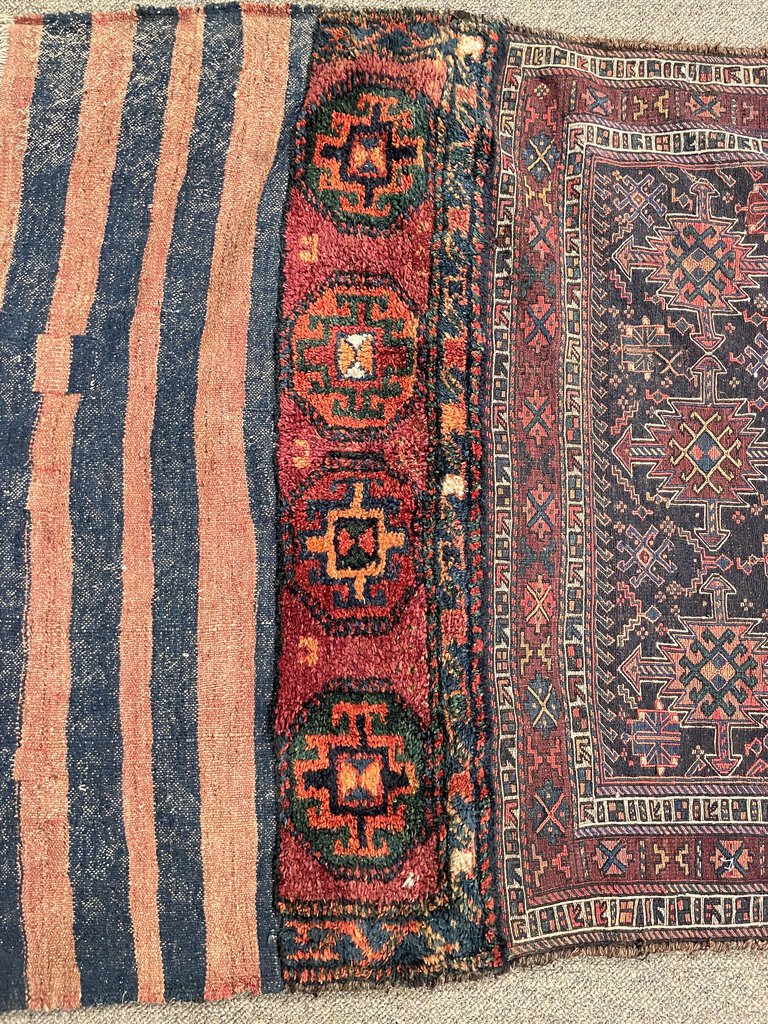 Afghan Woven Panel Runner Rug