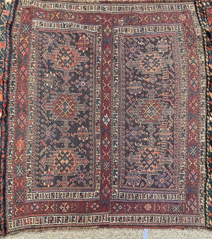 Afghan Woven Panel Runner Rug