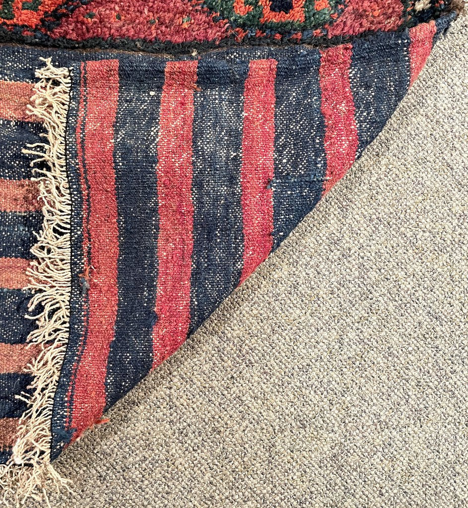 Afghan Woven Panel Runner Rug