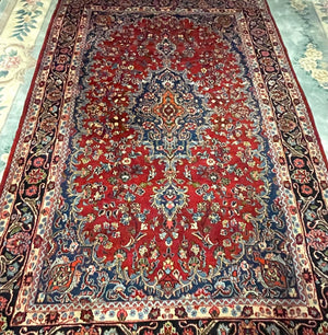 Persian Mashad Rug - Wool on Cotton Foundation