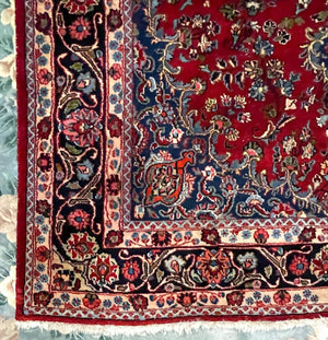 Persian Mashad Rug - Wool on Cotton Foundation