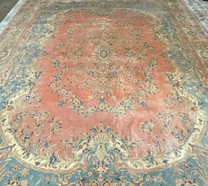 Persian Kerman Rug - Wool on Cotton Foundation