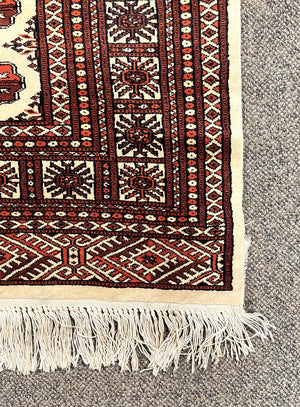 Pakistani Tekke Turkoman Rug - Wool on Cotton Foundation