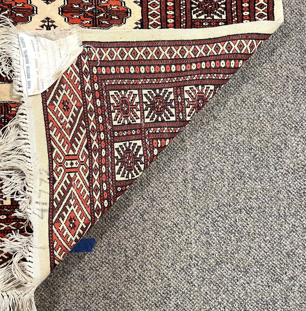 Pakistani Tekke Turkoman Rug - Wool on Cotton Foundation