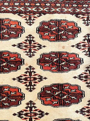 Pakistani Tekke Turkoman Rug - Wool on Cotton Foundation