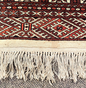 Pakistani Tekke Turkoman Rug - Wool on Cotton Foundation