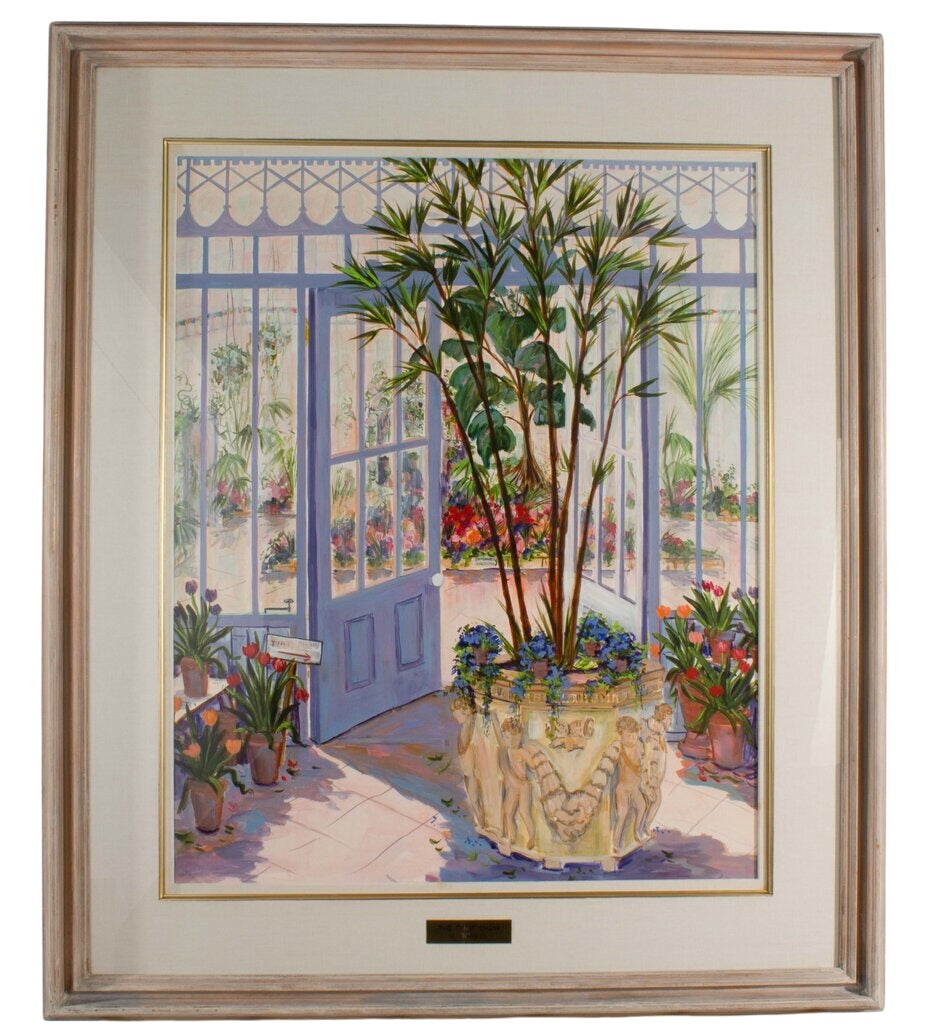Dorothy Spangler "Tulip Show" Original Painting by Miss Daisy's Consignment & Auction House