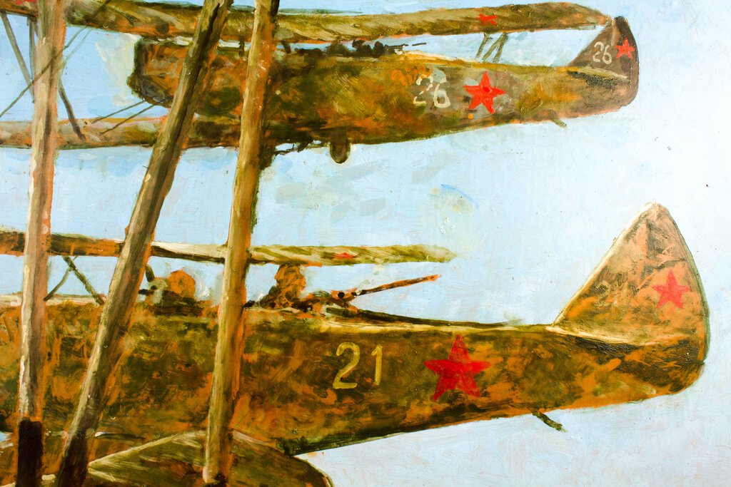 Yuri Taganov - World War I & II Aircraft Paintings (Set of 3)