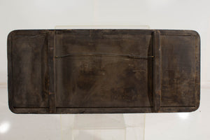Wooden Japanese Plaque with Black and Gold Finish