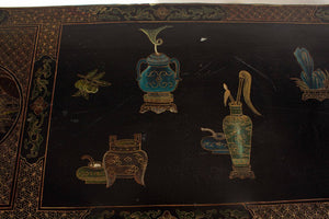 Chinese Red and Black Scholar Table