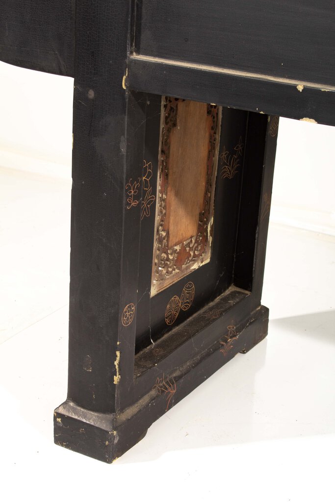 Chinese Red and Black Scholar Table