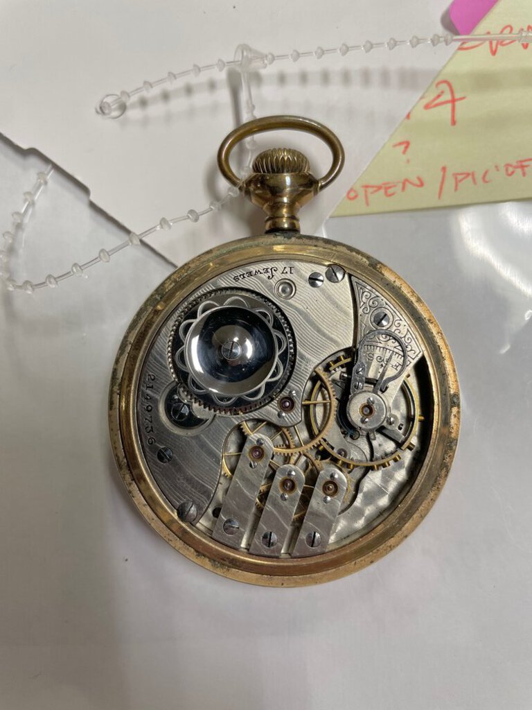 Illinois Watch Co. - Antique Pocket Watch - 14K Gold