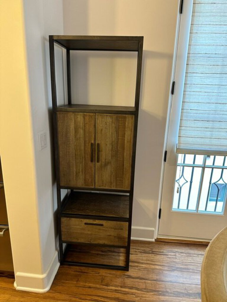 Lutz Bookcase Cabinet 24x16x72