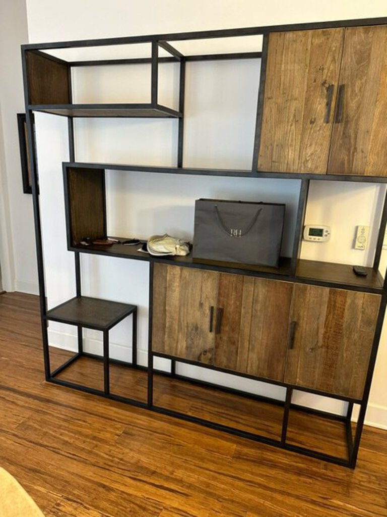 Lutz Wall Bookcase Cabinet MSRP $2100