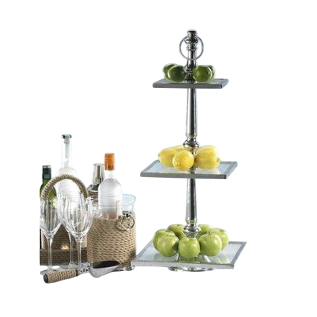 Barclay Butera Zodax 3 Tier Dessert Stand (New in Box) by Miss Daisy's Consignment & Auction House