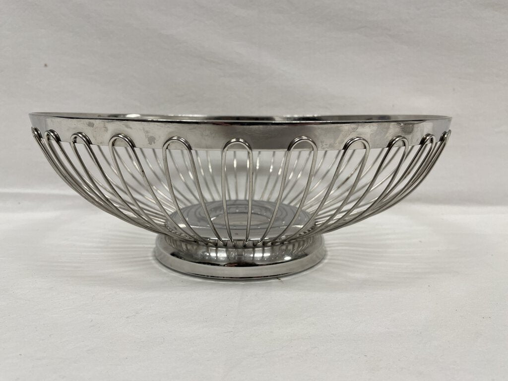 Pair of Stainless Steel Wire Baskets