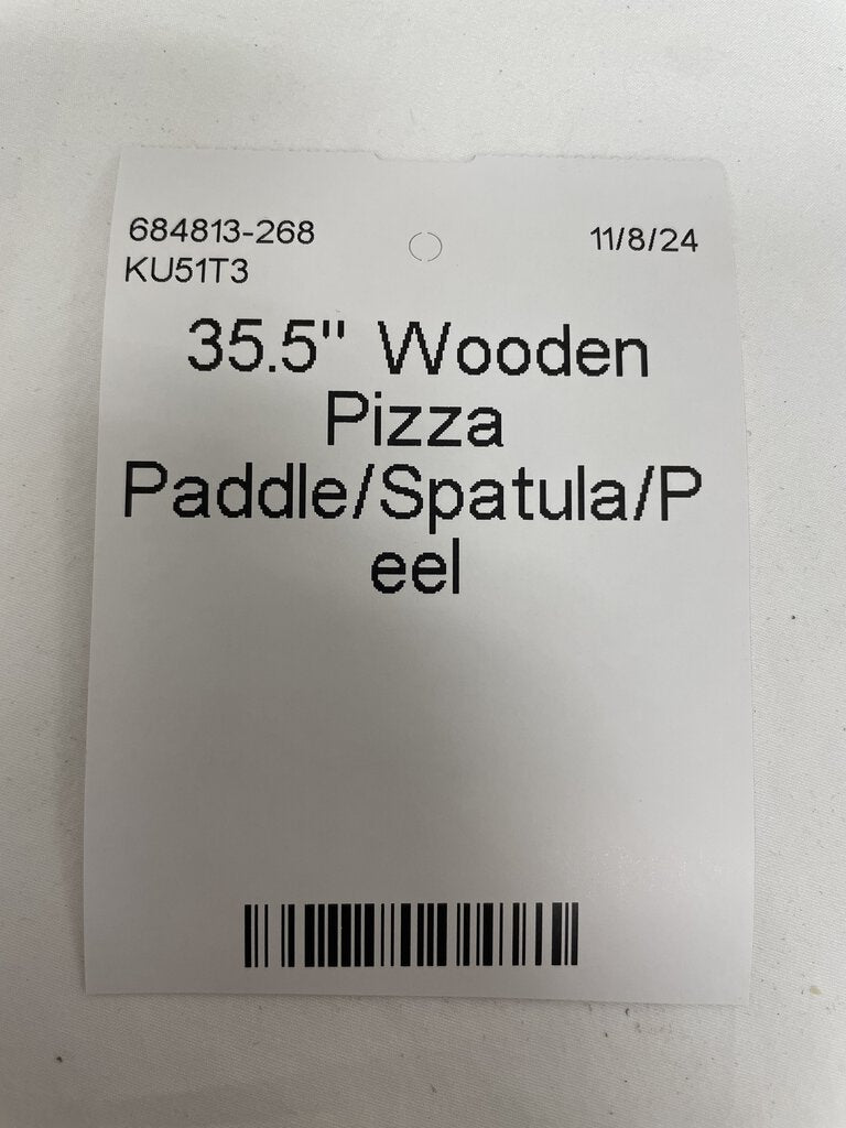 35.5" Wooden Pizza Paddle/Spatula/ Peel