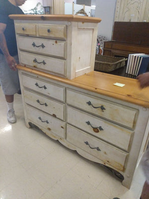 Dresser With Mirror 60x16x80