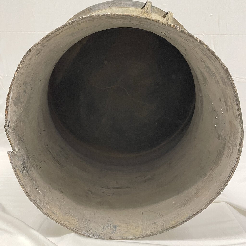 Bronze Rain Drum , Karen People, Myanmar & Thailand 26.6 x 21" H