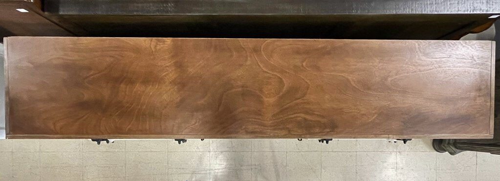 85" Alder Sliding Barn Door Console