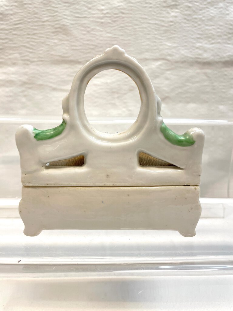 Vintage Victorian Fairing Trinket Box - Couch