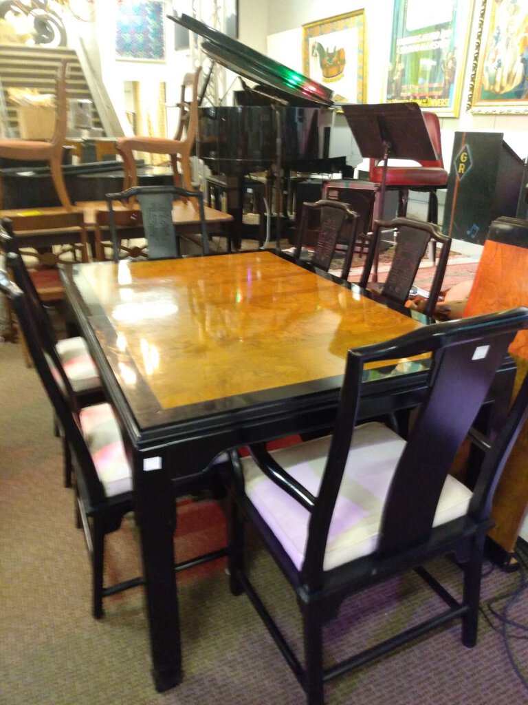 Dining Set by Raymond S0bota (table + 6 chairs + 2 leaves)