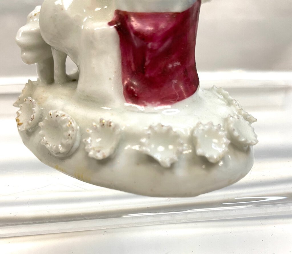 Vintage Victorian Fairing Trinket Box - Shepherd
