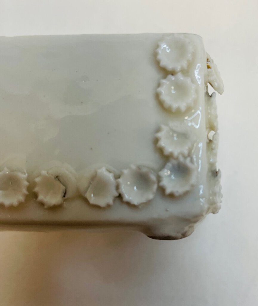 Vintage Victorian Fairing Trinket box -Hand Mill