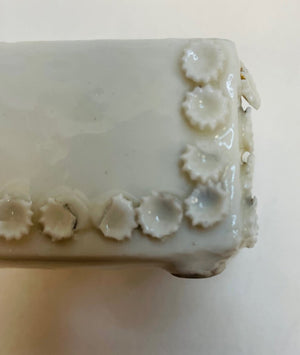 Vintage Victorian Fairing Trinket box -Hand Mill