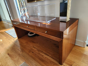 Refinished Walnut Desk 28x68.5x27