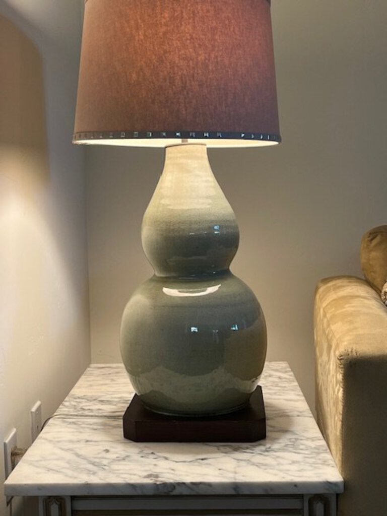 Green Ceramic Table Lamp