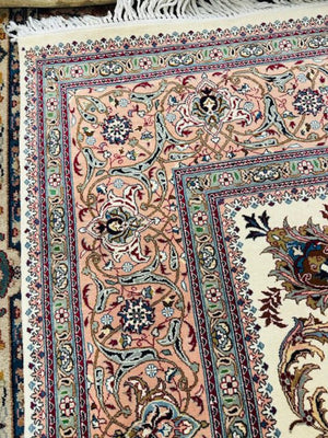 Persian Tabriz Wool / Cotton Rug 120 x 96