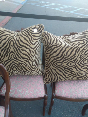 Zebra Design Down Pillow