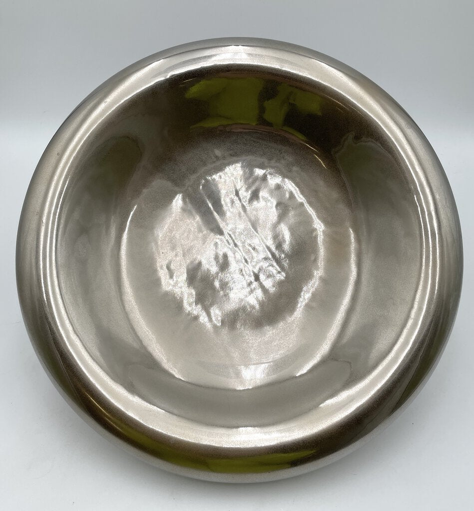 Mirrored Ceramic Display Bowl