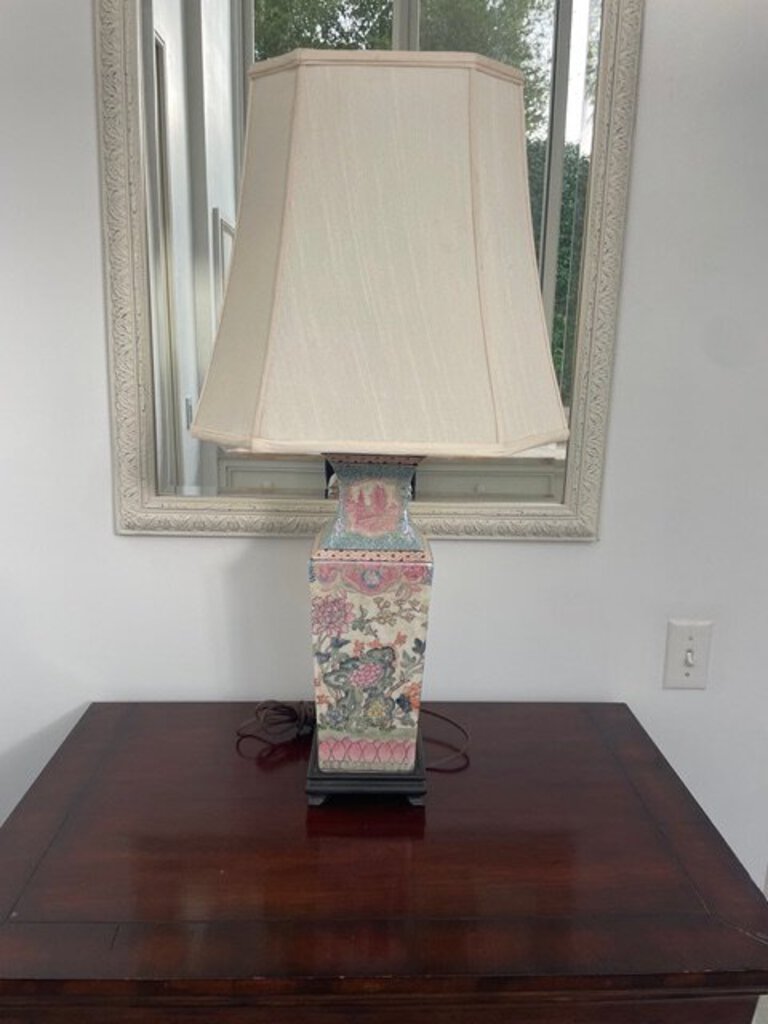 Vintage Chinese Hollywood Regency Style Lamps (pair)