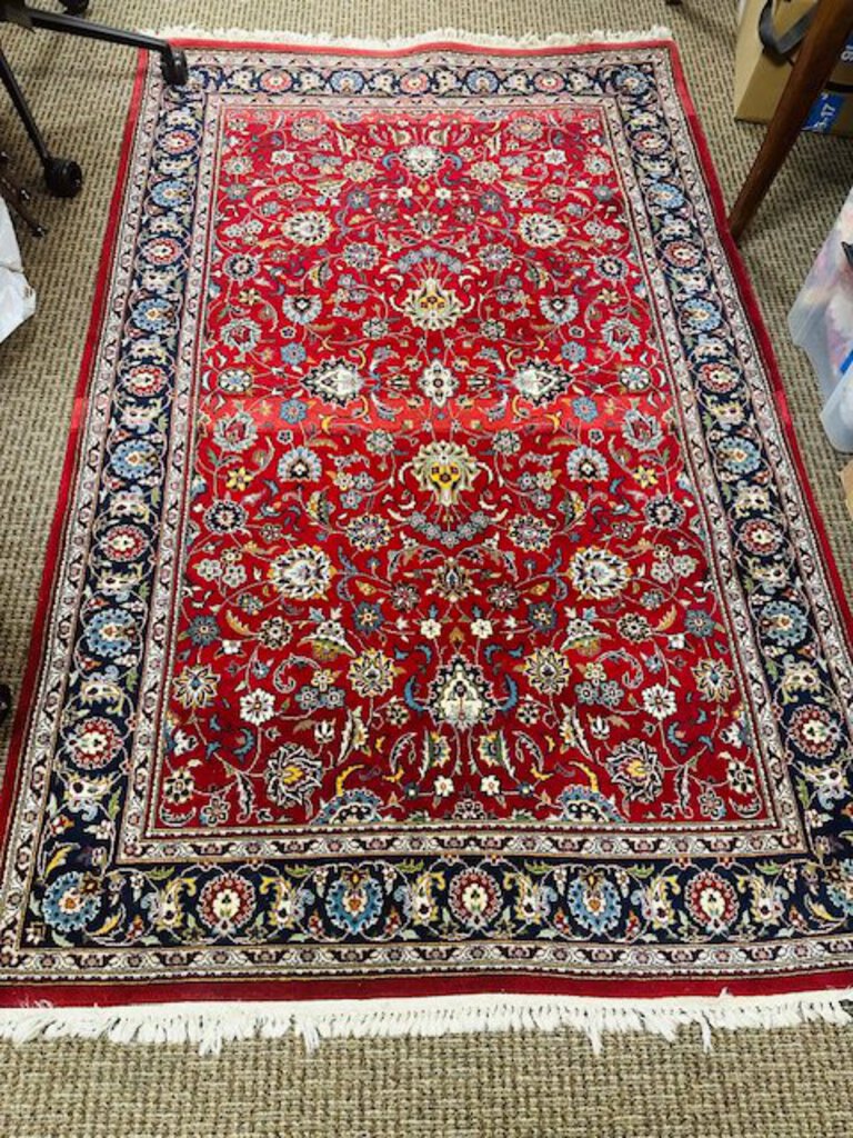 Persian Khorasan Birjand Wool / Cotton Rug 48x78