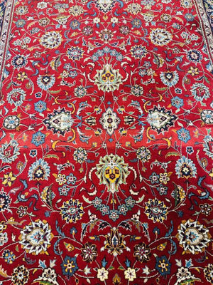 Persian Khorasan Birjand Wool / Cotton Rug 48x78