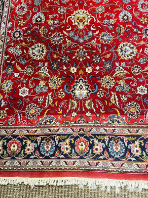 Persian Khorasan Birjand Wool / Cotton Rug 48x78