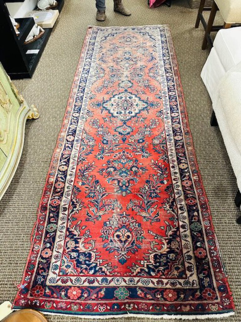 Persian Hamadan Runner Rug 118x39