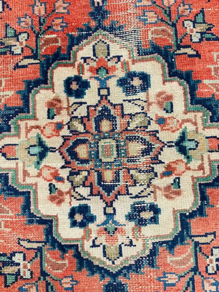 Persian Hamadan Runner Rug 118x39