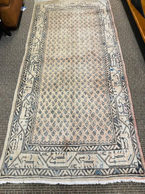 Persian Boteh Botemir Wool Rug 41x87