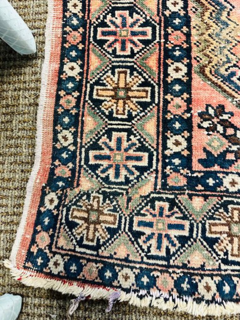 Persian Hamadan Wool Rug 84x58