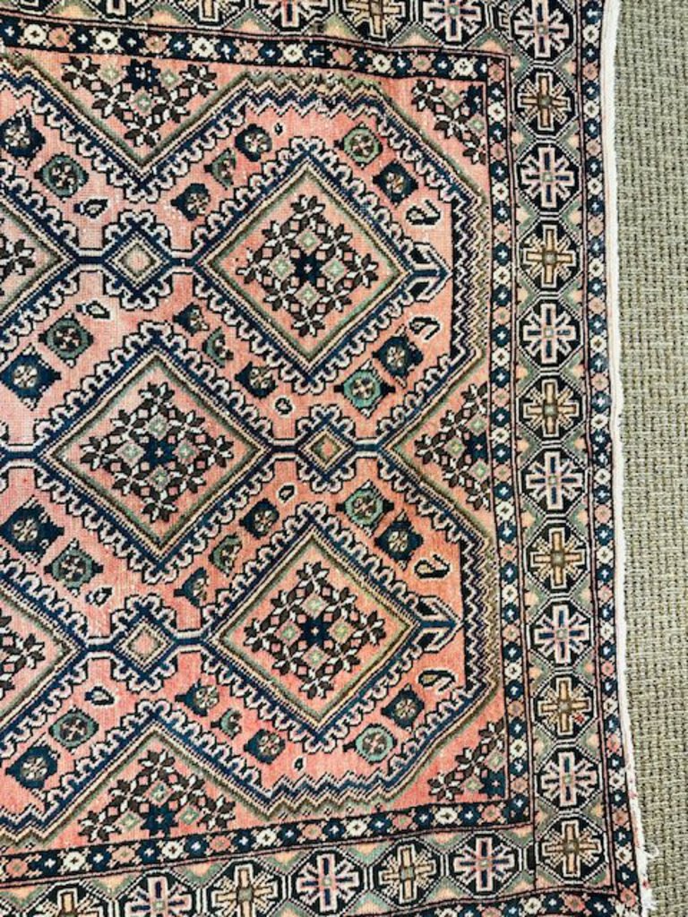 Persian Hamadan Wool Rug 84x58