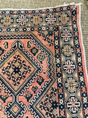 Persian Hamadan Wool Rug 84x58