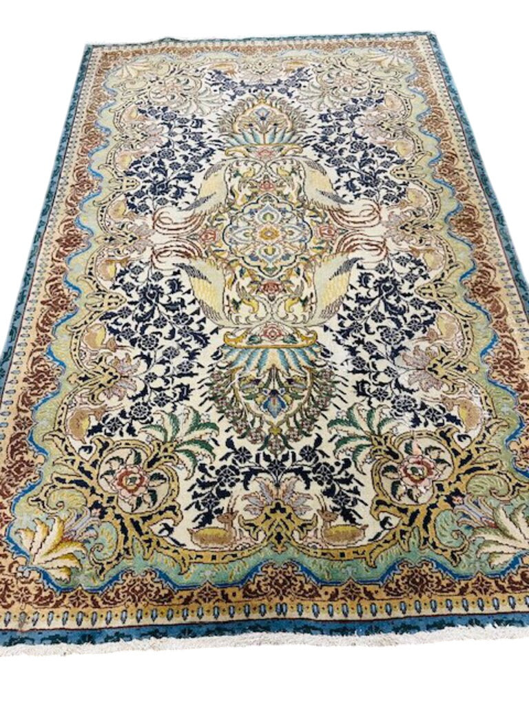 Turkish Hereke Rug 60x84 (Some Damage) by Miss Daisy's Consignment & Auction House