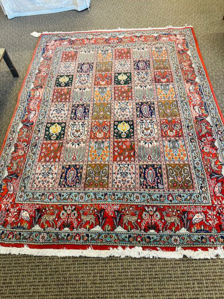 Persian Bakhtiari Wool Rug 60x78