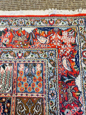 Persian Bakhtiari Wool Rug 60x78