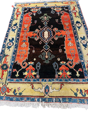 Turkish Serapi Rug 103 x 73 by Miss Daisy's Consignment & Auction House