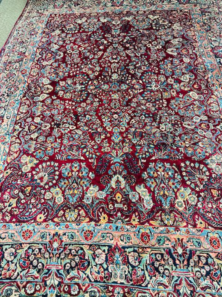 Persian Sarouk Wool Rug 103 x135