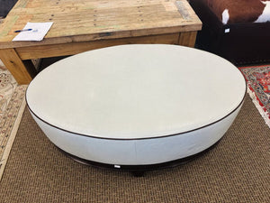 A Rudin Oval Ottoman 49x30x17